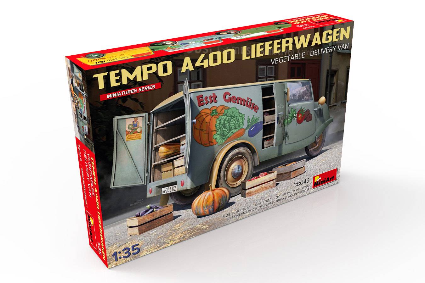 TEMPO A400 LIEFERWAGEN. VEGETABLE DELIVERY VAN – Image 2