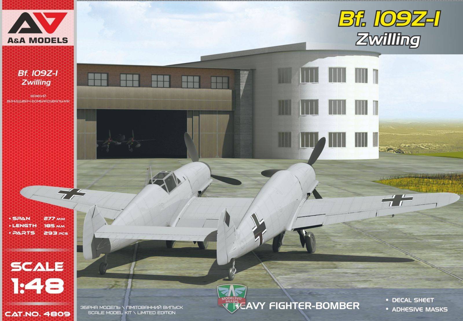 Messerschmitt Bf.109Z-1 "Zwilling" Heavy Fighter-Bomber