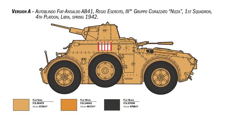 Autoblinda AB 41 with Bersaglieri El Alamein – Image 4