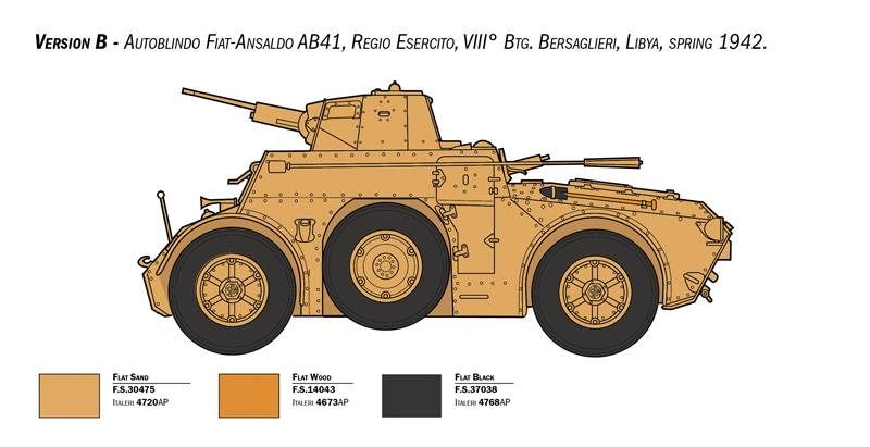 Autoblinda AB 41 with Bersaglieri El Alamein – Image 5