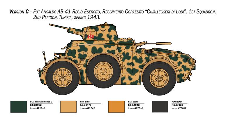 Autoblinda AB 41 with Bersaglieri El Alamein – Image 6