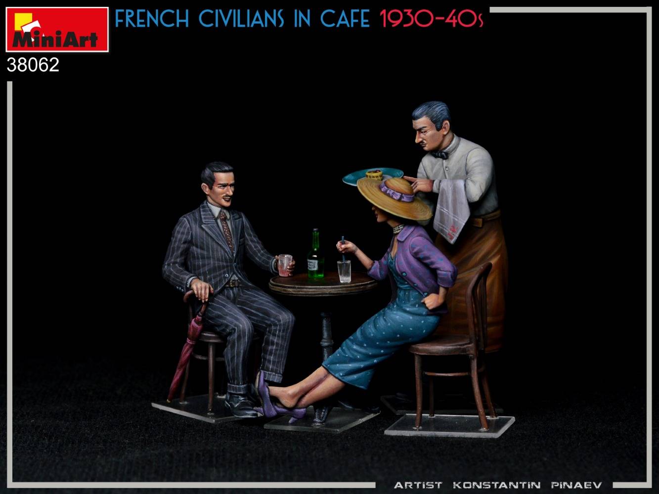 FRENCH CIVILIANS IN CAFE 1930-40S – Image 5