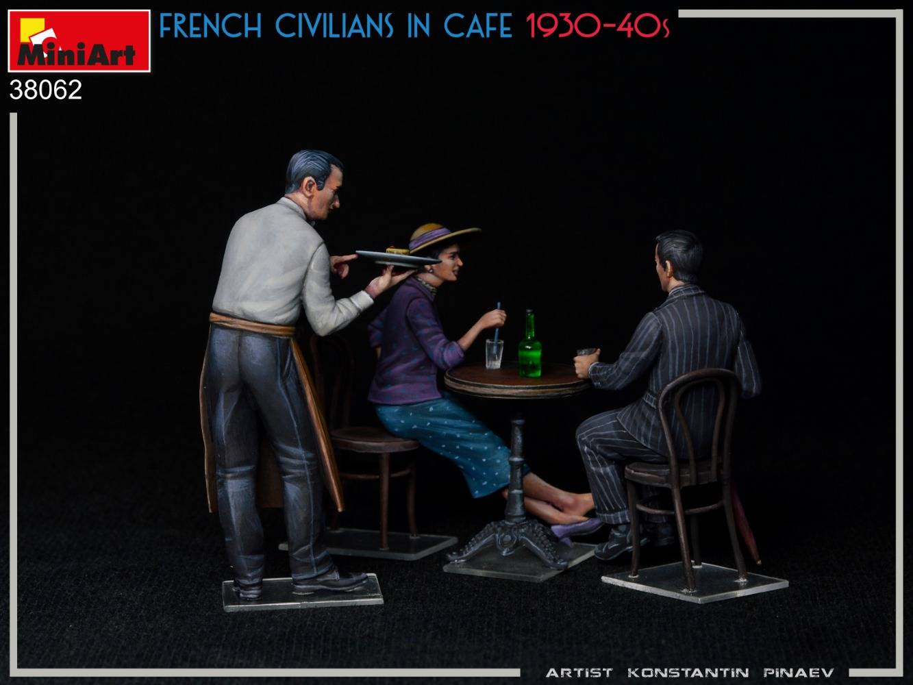 FRENCH CIVILIANS IN CAFE 1930-40S – Image 6