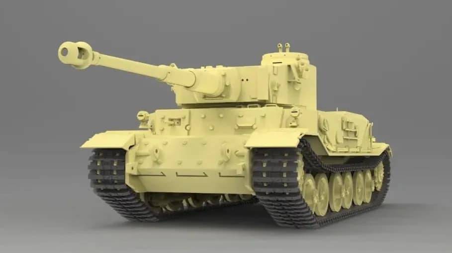 Sd.kfz.181 Panzerkampfwagen VI(P) w/Zimmerit Tiger P (003) (full interior kit) – Image 6