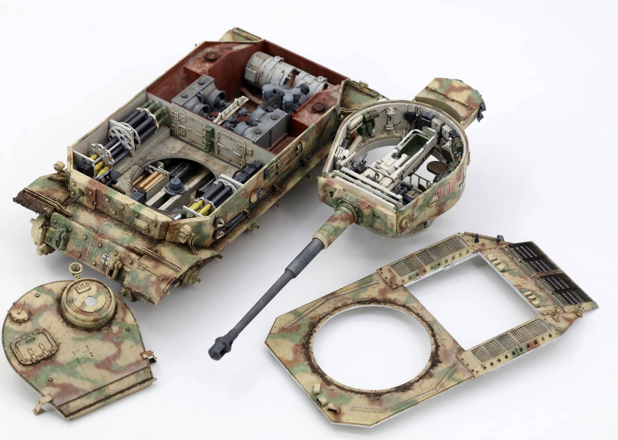 Sd.kfz.181 Panzerkampfwagen VI(P) w/Zimmerit Tiger P (003) (full interior kit) – Image 10