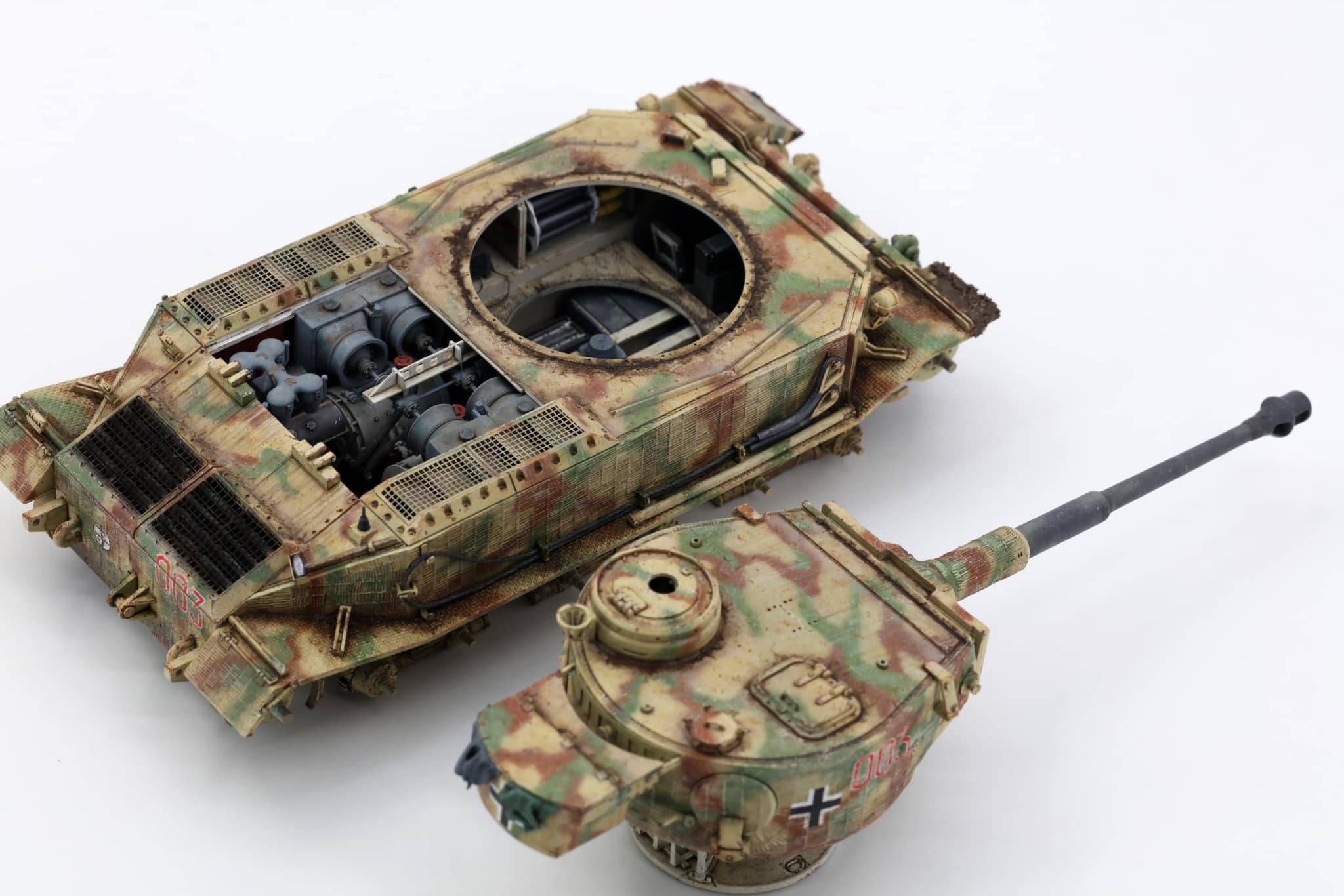 Sd.kfz.181 Panzerkampfwagen VI(P) w/Zimmerit Tiger P (003) (full interior kit) – Image 12
