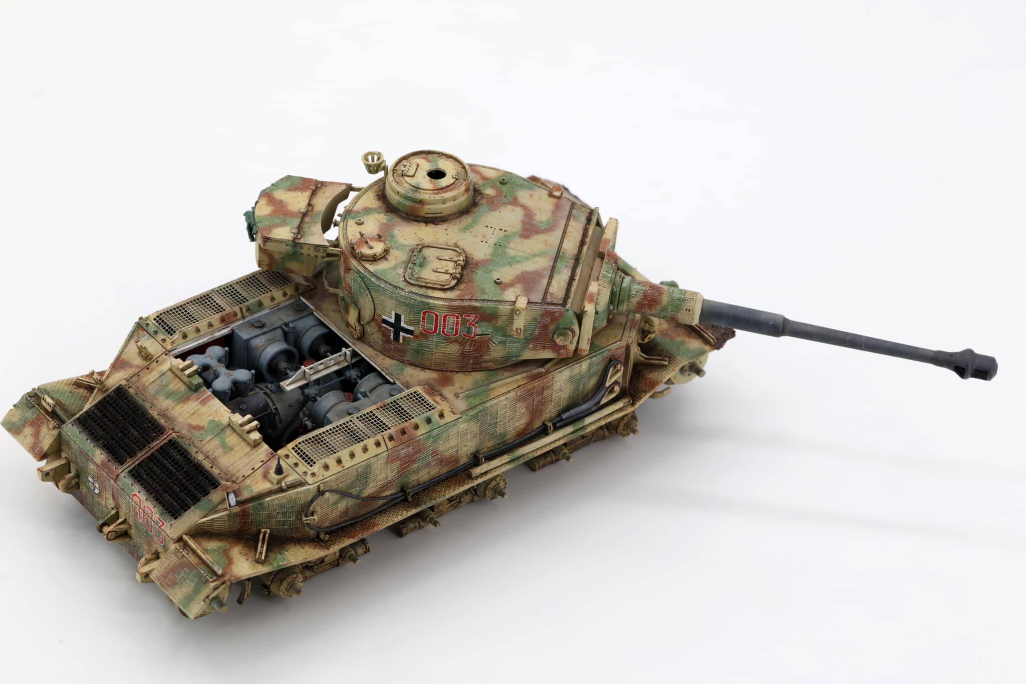 Sd.kfz.181 Panzerkampfwagen VI(P) w/Zimmerit Tiger P (003) (full interior kit) – Image 13