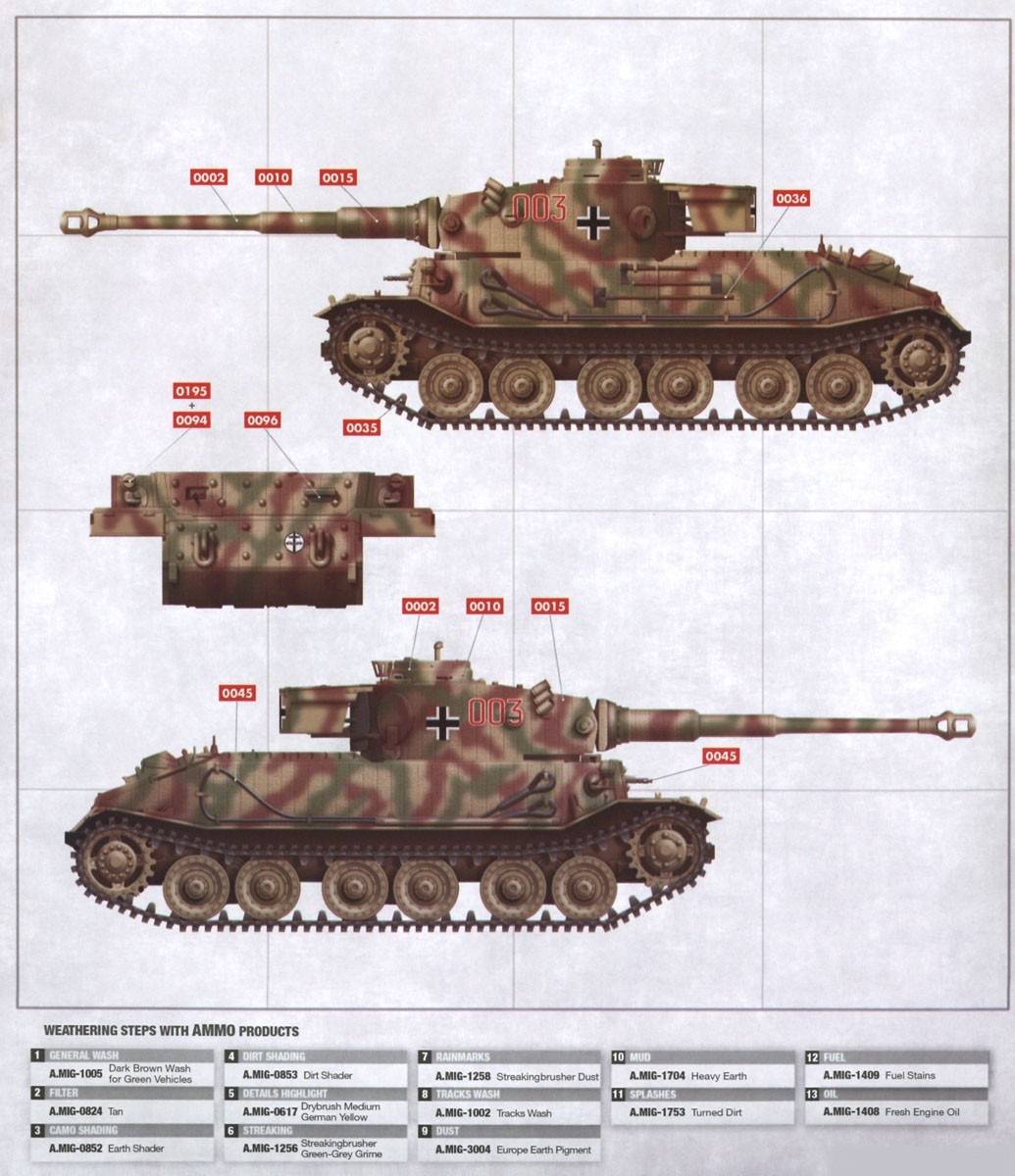 Sd.kfz.181 Panzerkampfwagen VI(P) w/Zimmerit Tiger P (003) (full interior kit) – Image 23