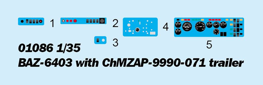 BAZ-6403 with ChMZAP-9990-071 trailer – Image 3
