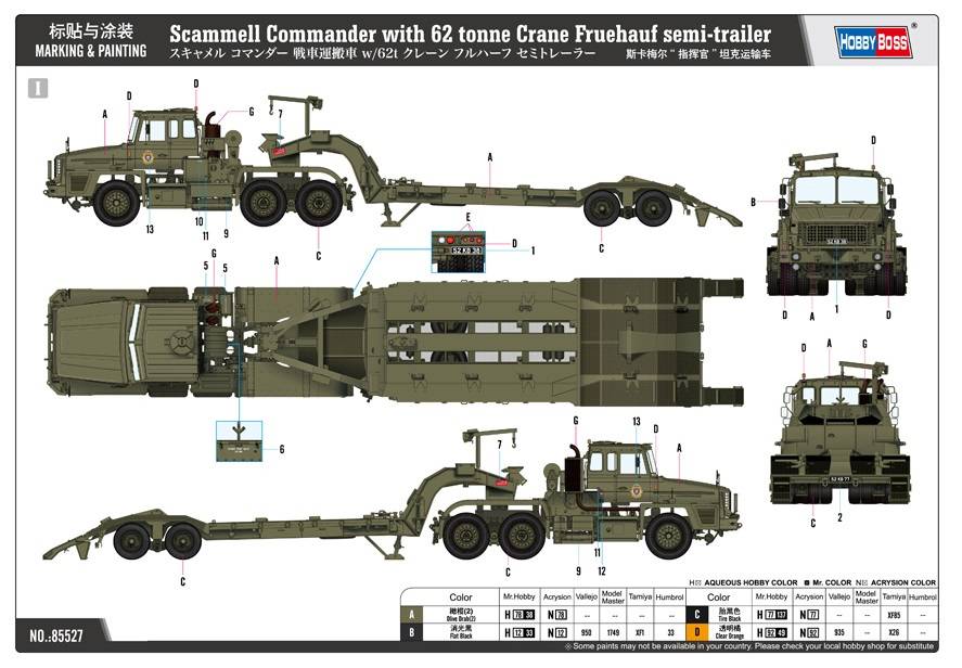 Scammell Commander with 62 tonne Crane Fruehauf semi-trailer – Image 4