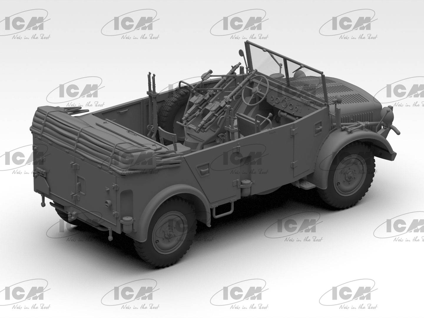 s.E.Pkw Kfz.70 with Zwillingssockel 36 WWII German military vehicle – Image 13