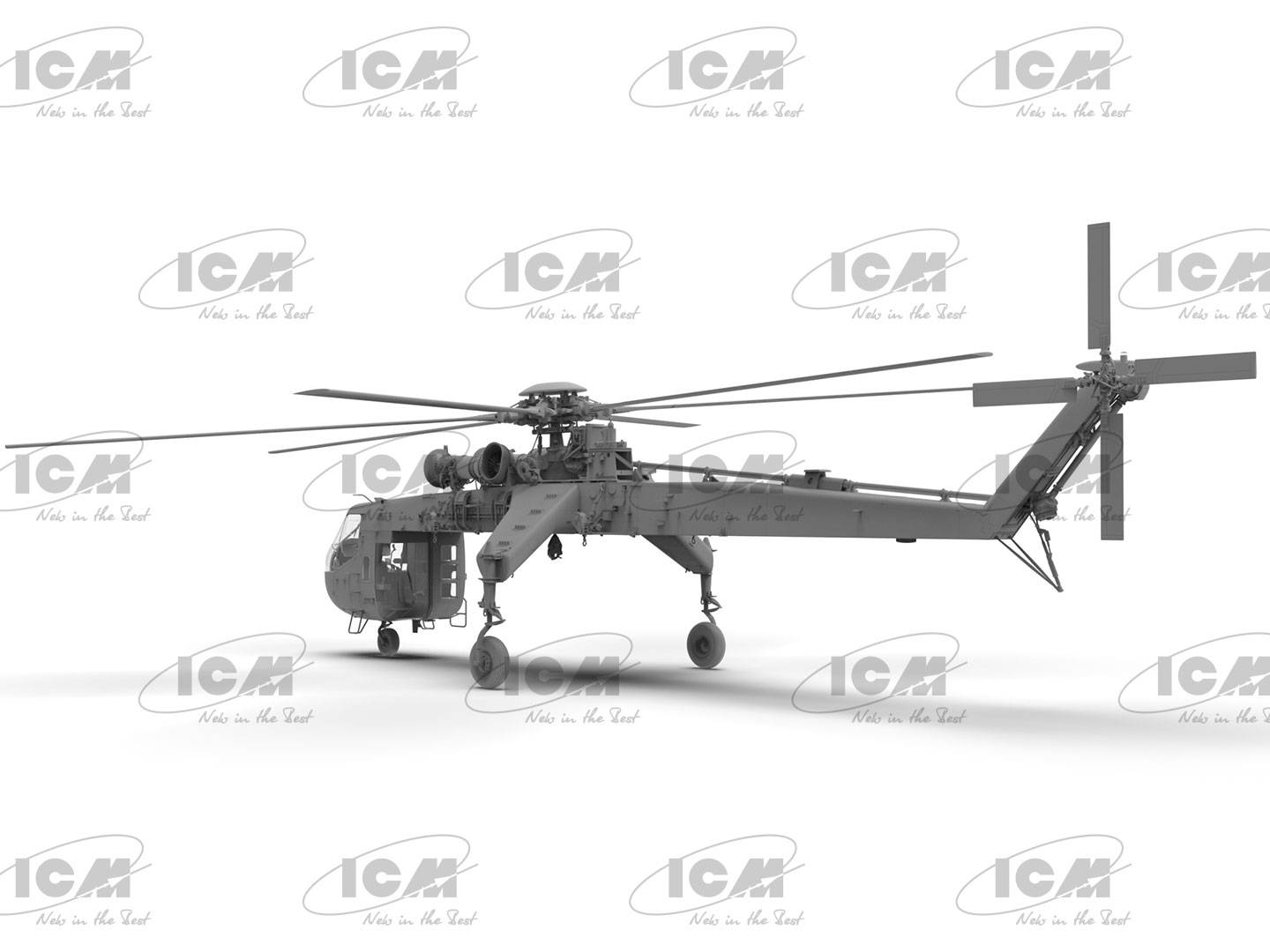 Sikorsky CH-54A Tarhe US heavy helicopter – Image 11