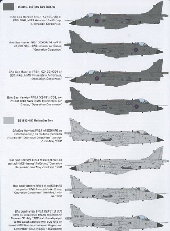 FRS.1 Sea Harrier Falklands 40th Anniversary (includes Royal Navy Tow Tractor) – Image 7