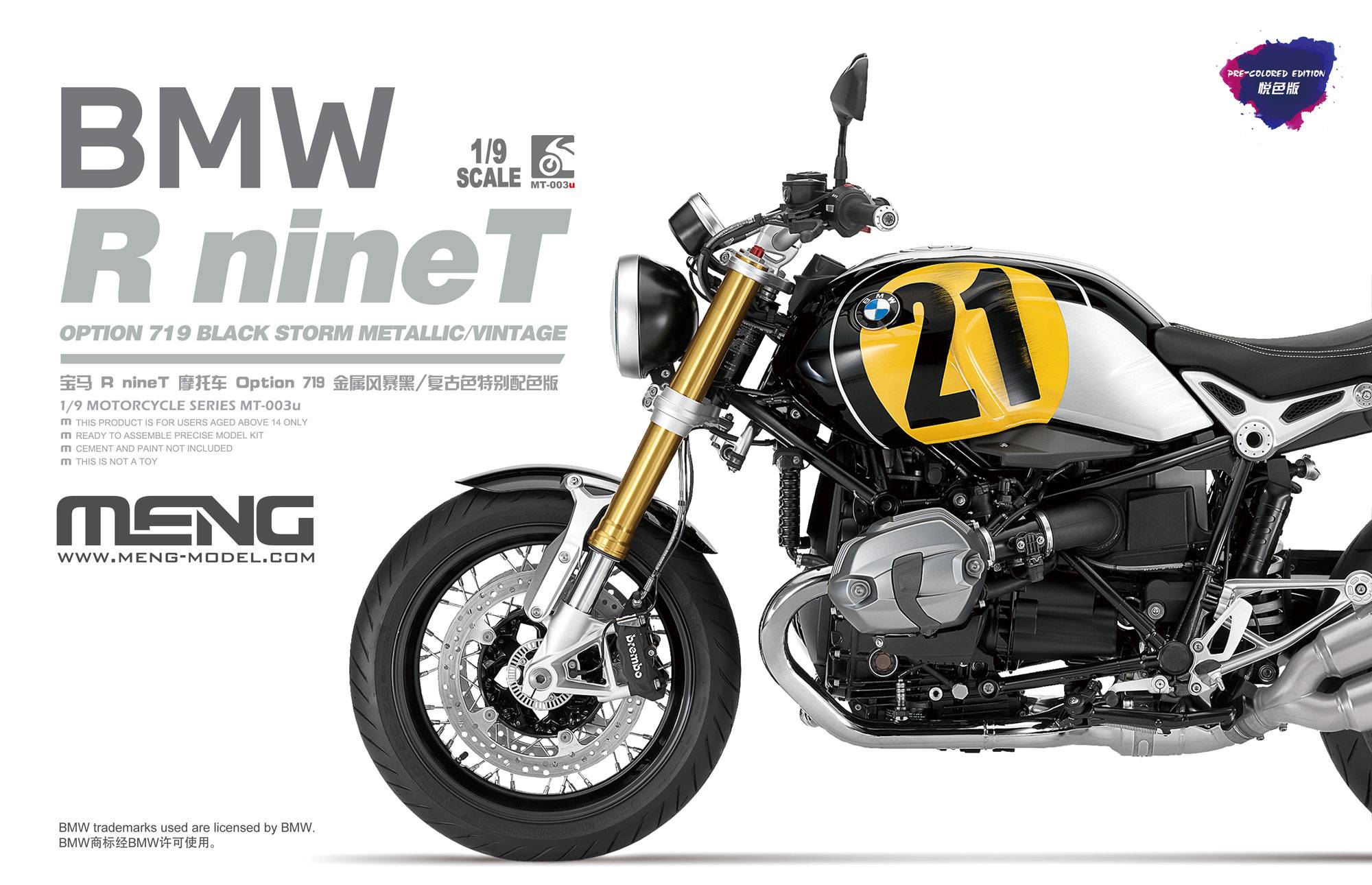 BMW RnineT Option 719 Black Storm Metallic/ Vintage
