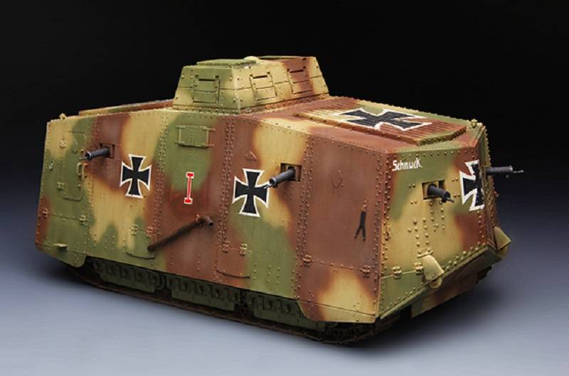 German A7V Tank (Krupp) & Engine – Image 8
