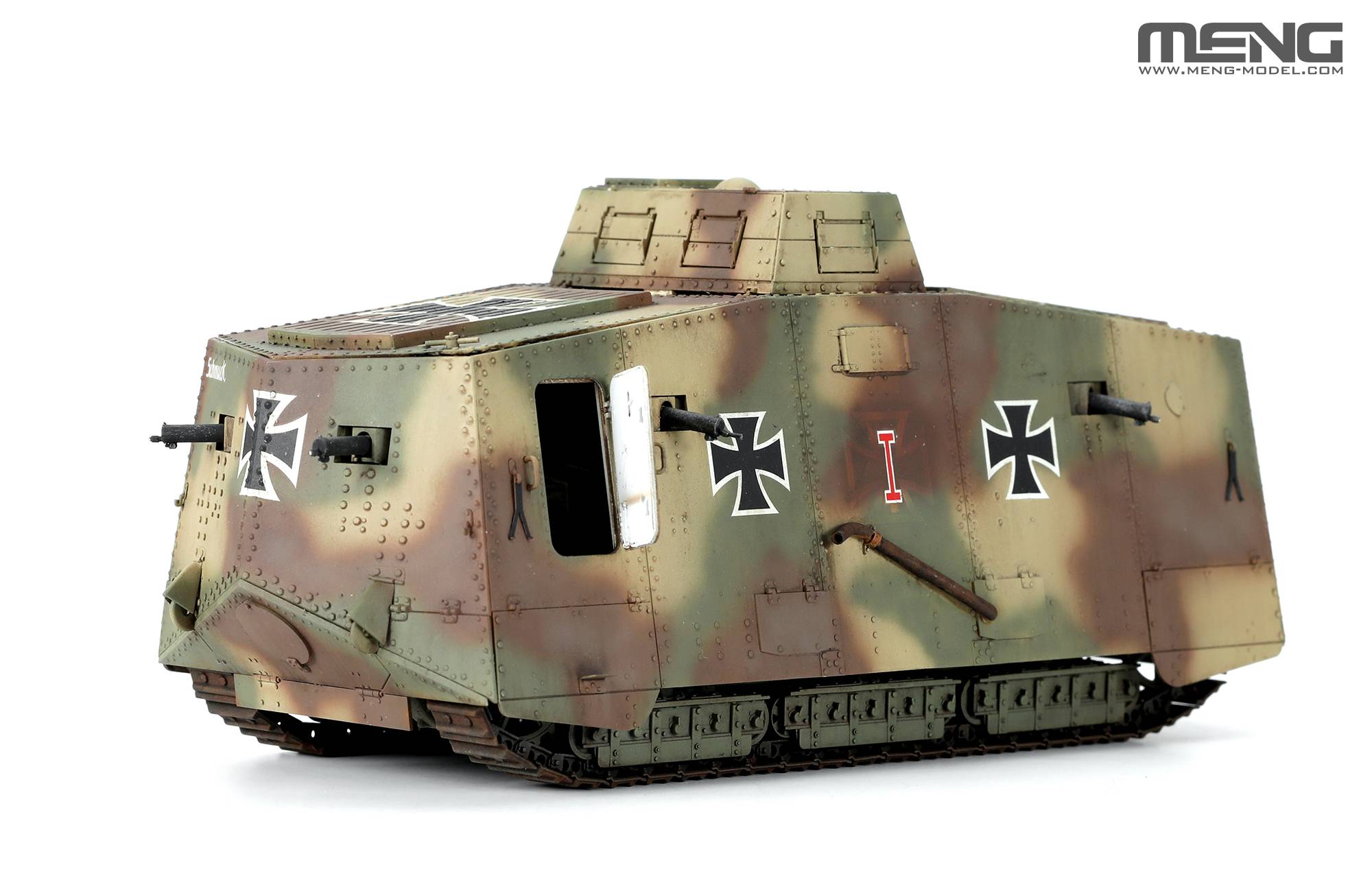 German A7V Tank (Krupp) & Engine – Image 15