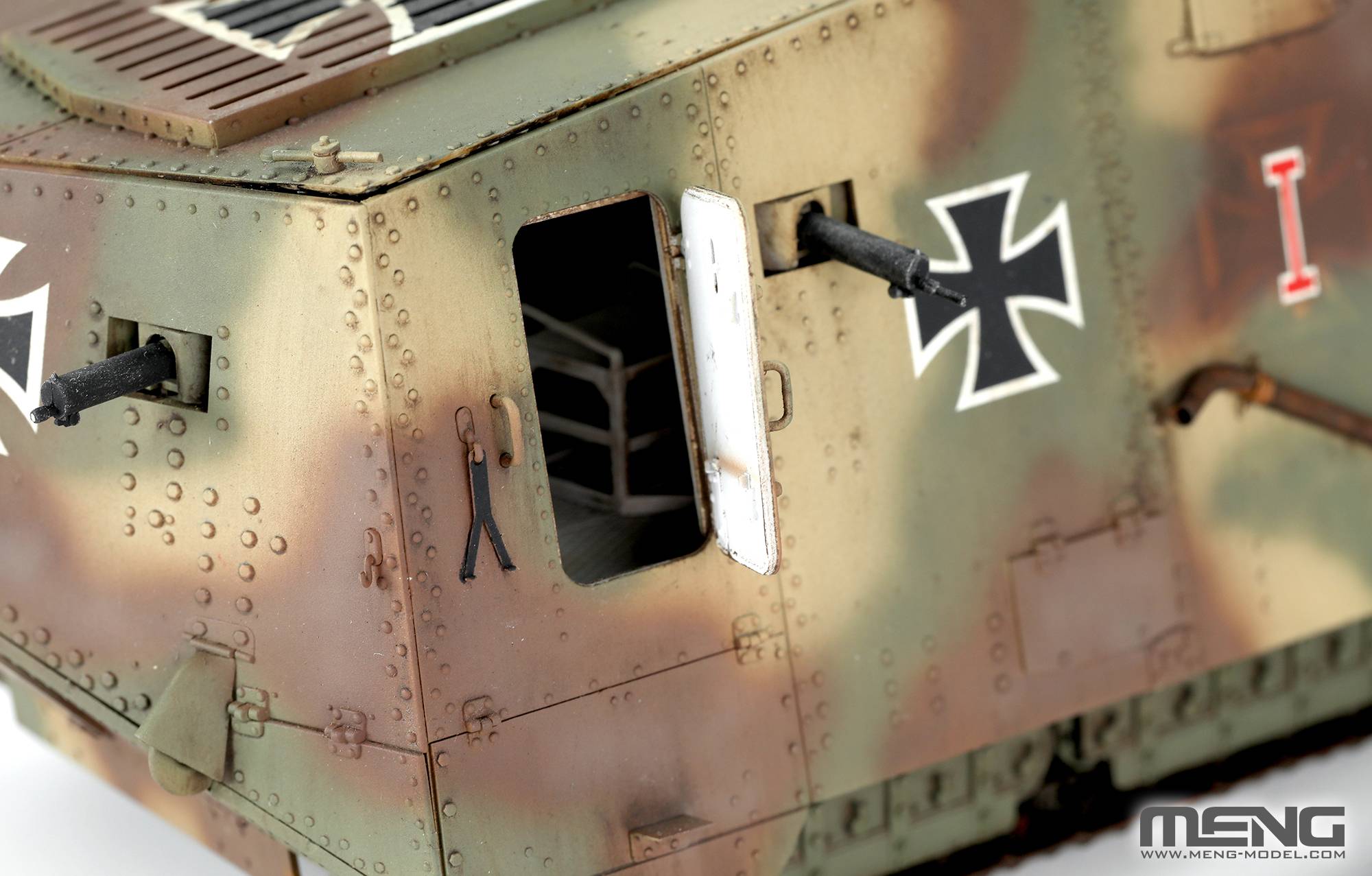 German A7V Tank (Krupp) & Engine – Image 16