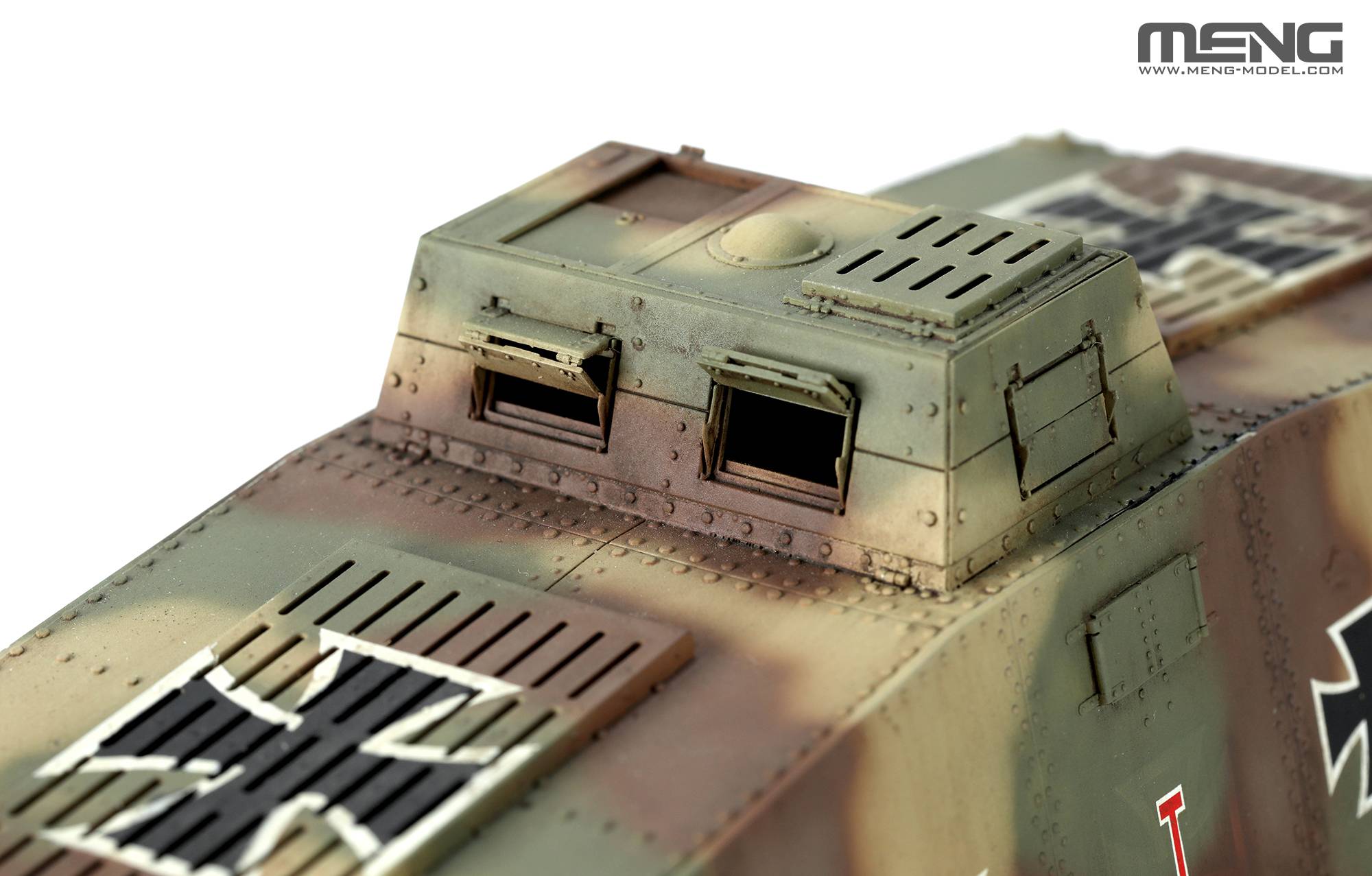 German A7V Tank (Krupp) & Engine – Image 18