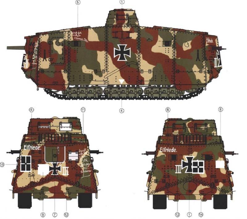 German A7V Tank (Krupp) & Engine – Image 30