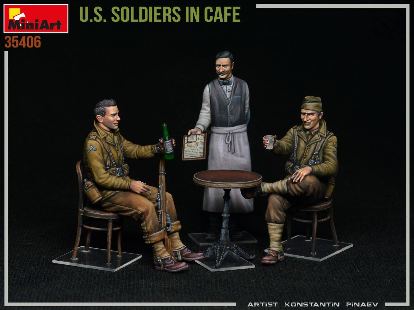 U.S. SOLDIERS IN CAFE – Image 2