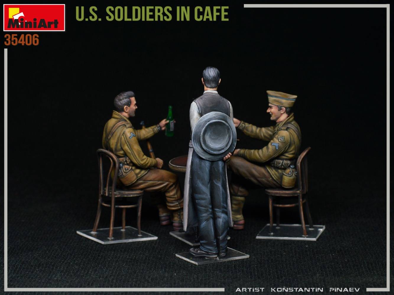 U.S. SOLDIERS IN CAFE – Image 4