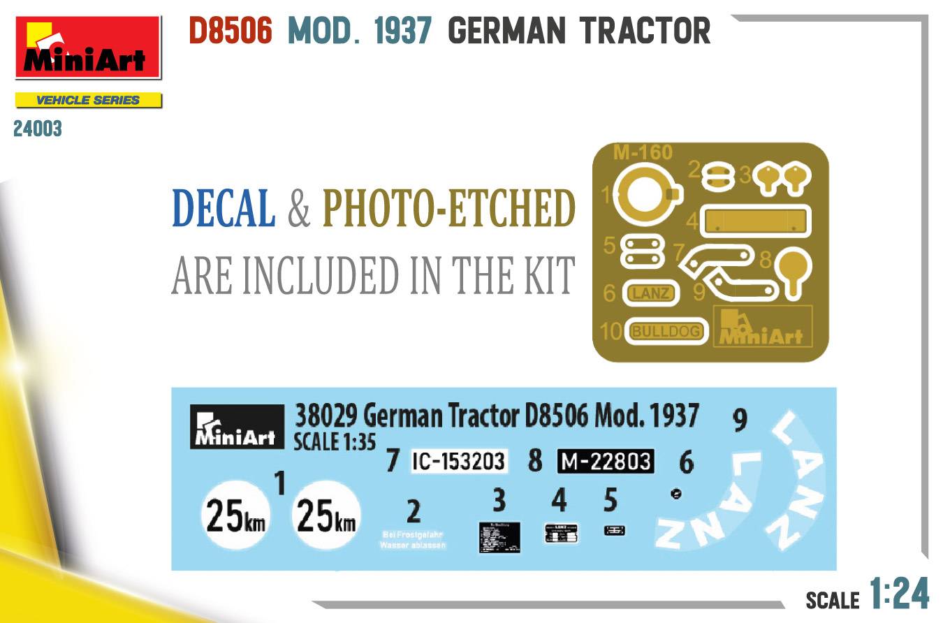 GERMAN TRACTOR D8506 MOD. 1937 – Image 2