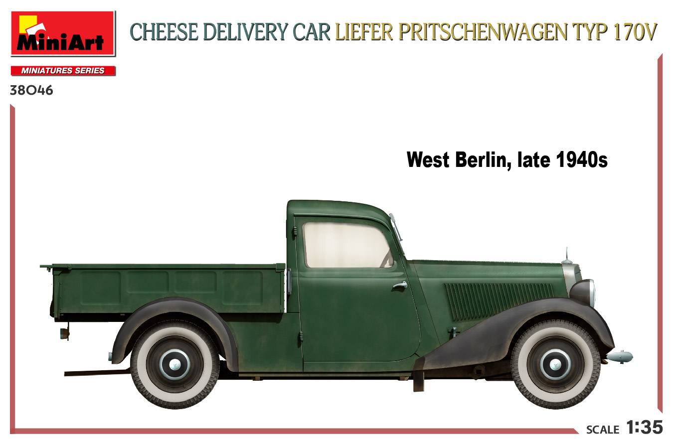 CHEESE DELIVERY CAR LIEFER PRITSCHENWAGEN TYP 170V – Image 15