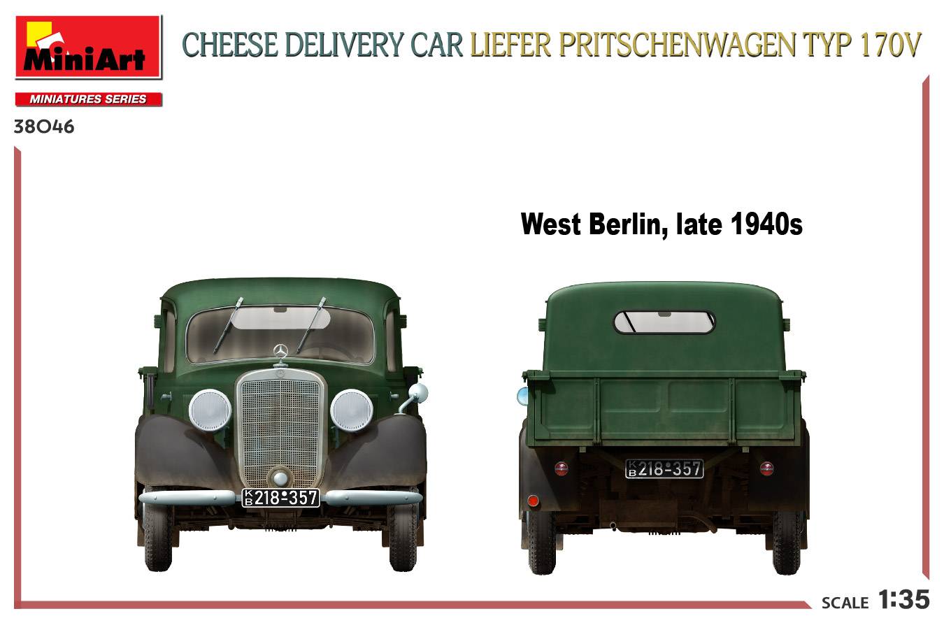 CHEESE DELIVERY CAR LIEFER PRITSCHENWAGEN TYP 170V – Image 16