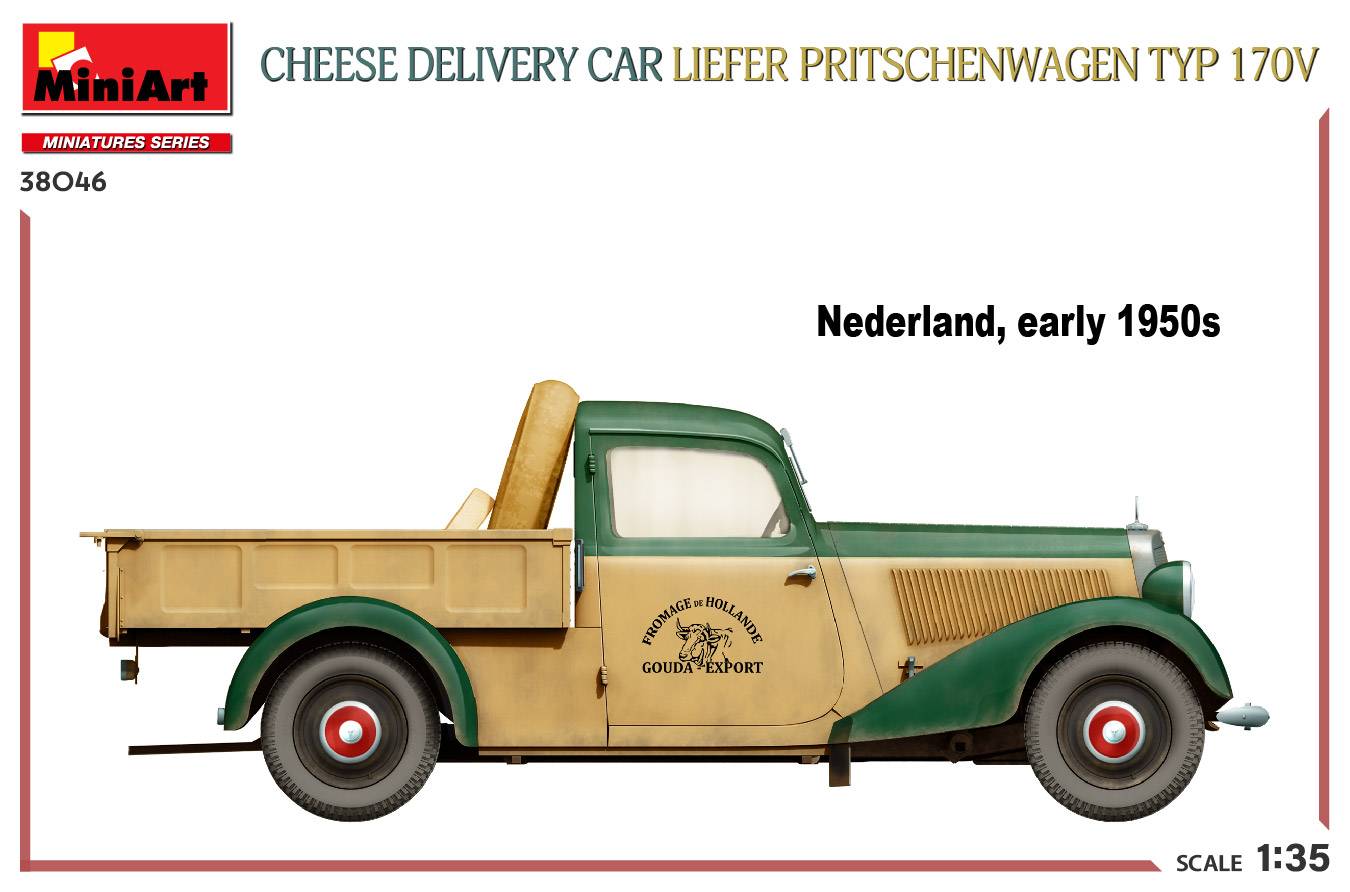 CHEESE DELIVERY CAR LIEFER PRITSCHENWAGEN TYP 170V – Image 19