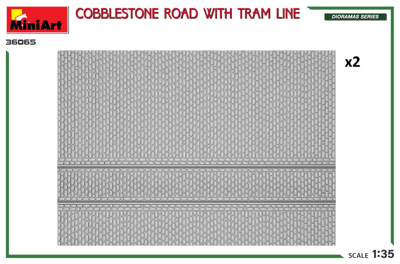 COBBLESTONE ROAD WITH TRAM LINE – Image 2