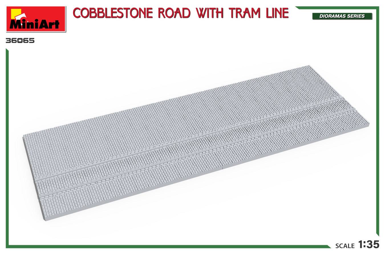 COBBLESTONE ROAD WITH TRAM LINE – Image 4