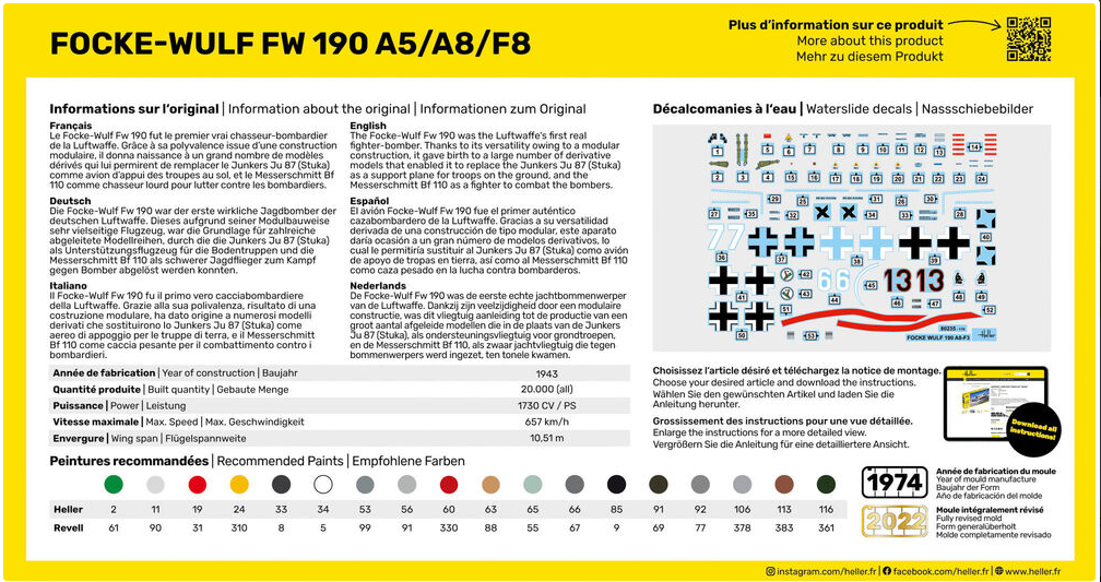 Starter Kit Focke-Wulf FW 190 A5/A8/F8 – Image 2