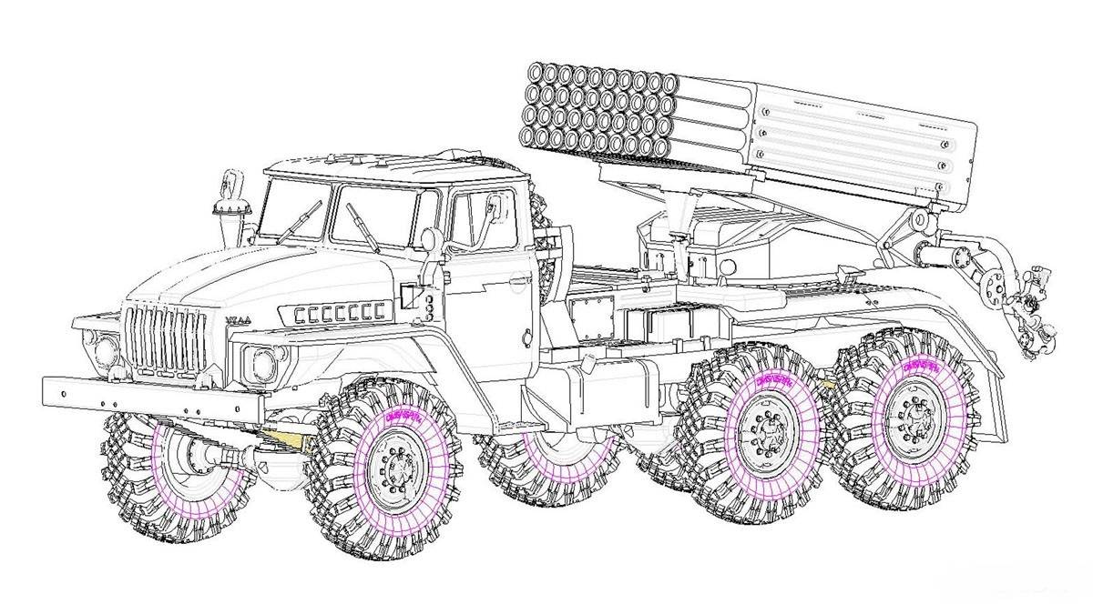 Russian BM-21 Grad Late Version – Image 2