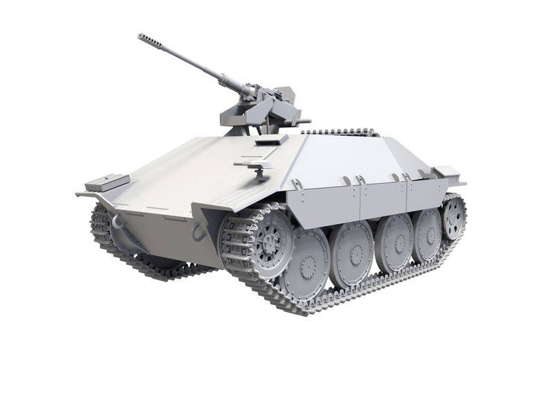 Bergepanzer Hetzer mit 3cm Flak Bordkanone MK-103 – Image 4