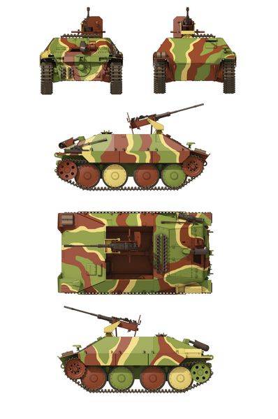 Bergepanzer Hetzer mit 3cm Flak Bordkanone MK-103 – Image 3