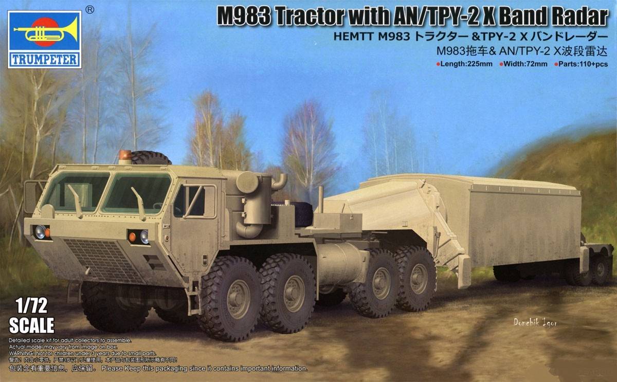 M983 Tractor with AN/TPY-2 X Band Radar