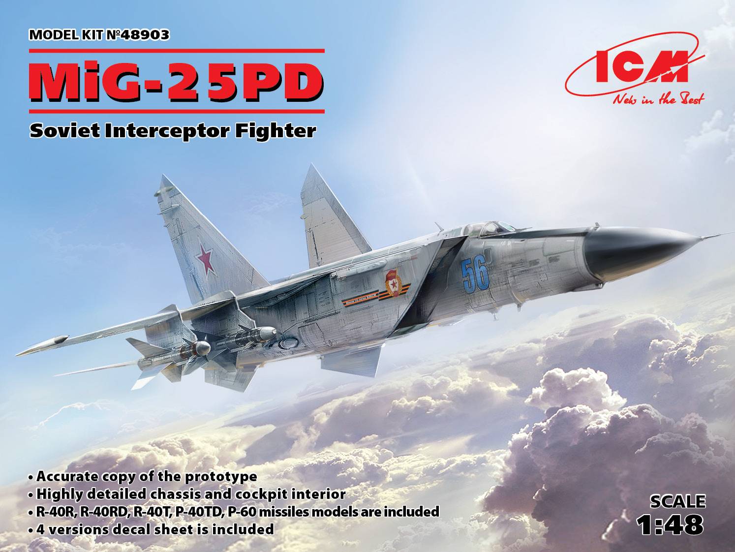MiG-25 PD Soviet Interceptor Fighter