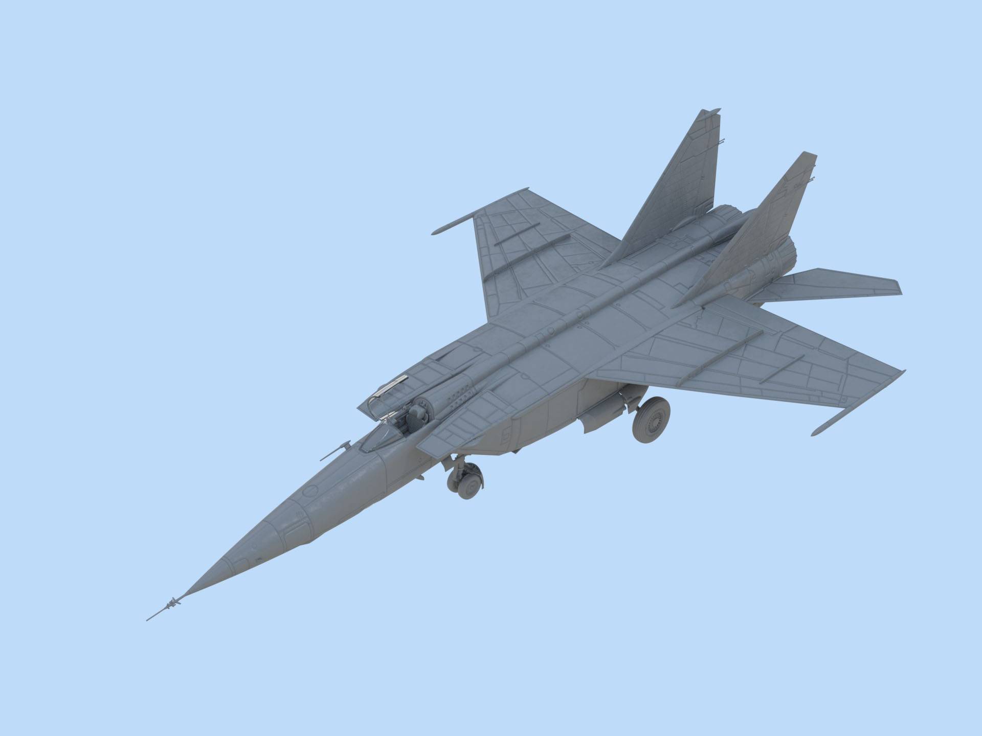 MiG-25 RBT Soviet Reconnaissance Plane – Image 7