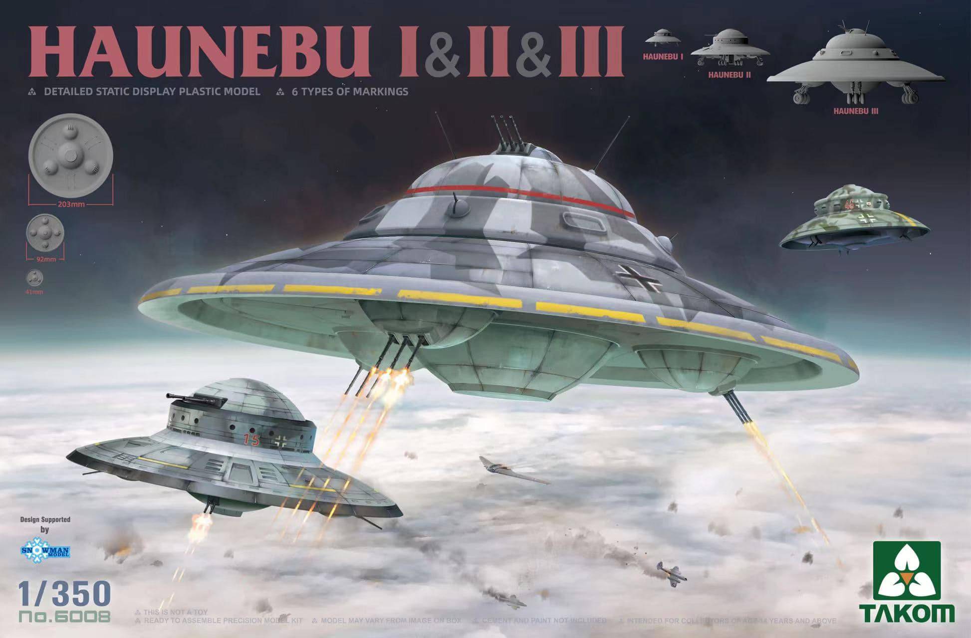 Haunebu I, II, III