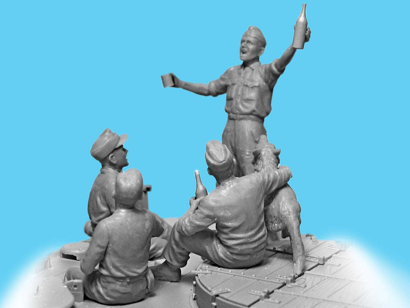 “Prost!”, Between Battles on Bergepanther – Image 13