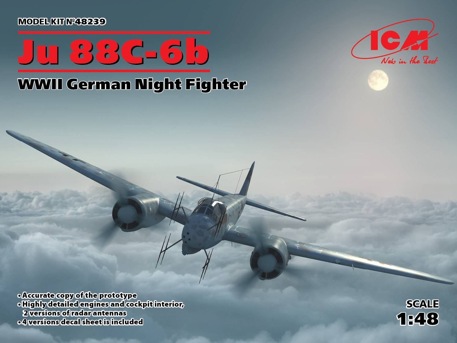 Ju 88С-6b WWII German Night Fighter