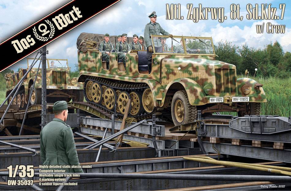 Mtl. Zgkrwg. 8t, Sd.Kfz. 7 w/Crew