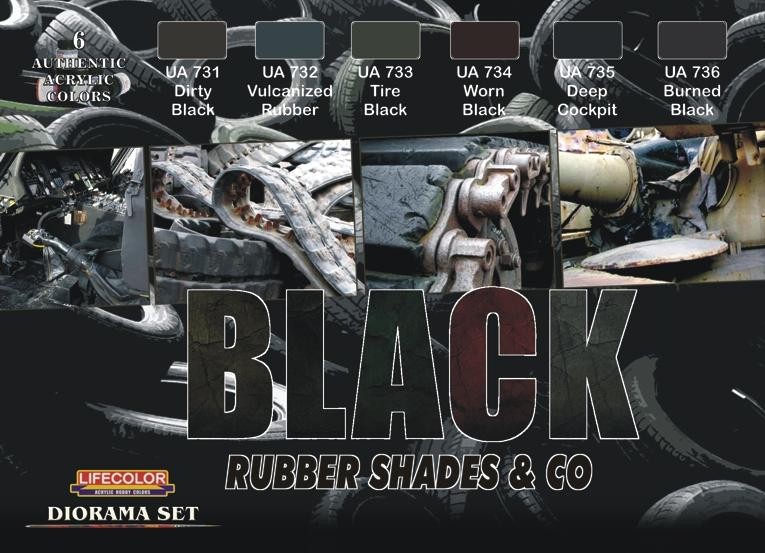 BLACK rubber shades and co