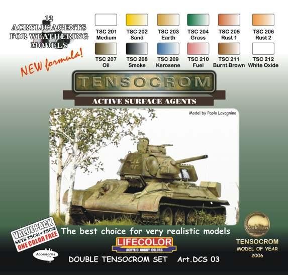 TENSOCROM DOUBLE SET LIQUID PIGMENTS