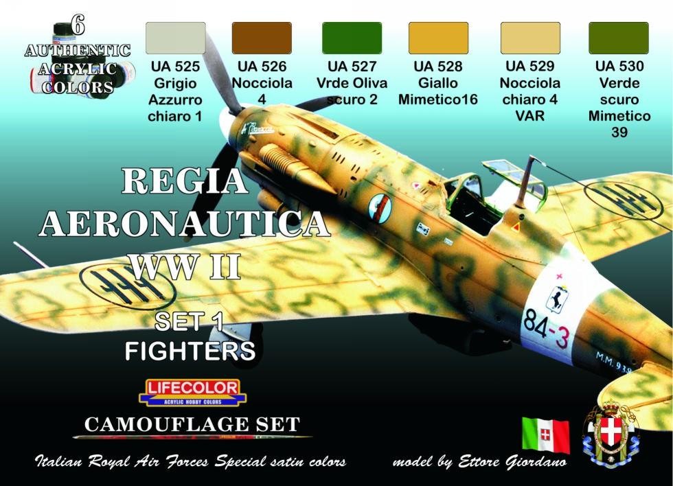 REGIA AERONAUTICA WWII COLOURS SET1