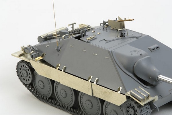 German TD Hetzer Mid Prod. - w/ABER PE Parts/Gun Barrel – Image 6