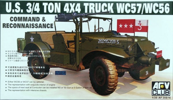 US 3/4 Ton 4x4 Truck WC57/WC56 Command & Reconnaissance
