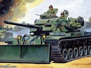 U.S.M.C. M60A1 WITH M9 DOZER BLADE