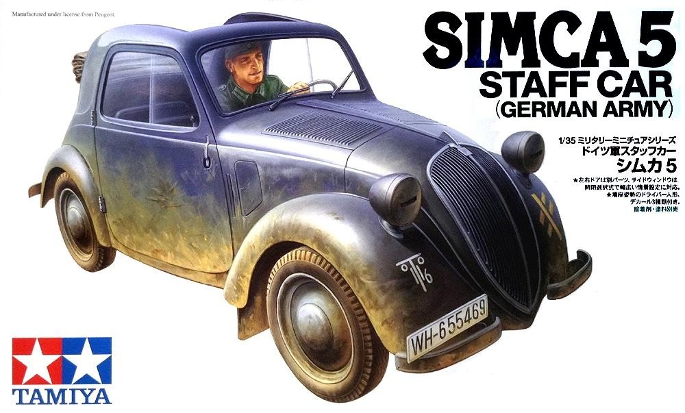 Simca 5 Staff Car German Army