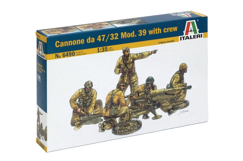 Cannone da 47/32 Mod.39 with crew – Image 2